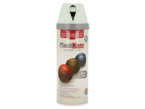 PlastiKote - Twist & Spray Matt Duck Egg Blue 400ml
