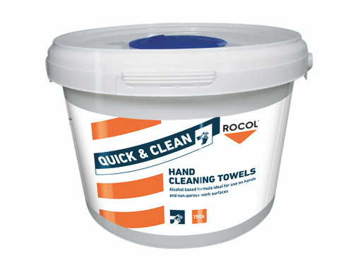 Rocol - QUICK & CLEAN Hand Cleaning Towels (Tub 150)