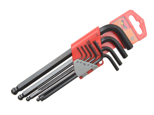 Teng - Ball Point Hexagon Key Set, 9 Piece (1.5-10mm)