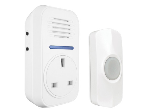 Uni-Com - Smart Plug-Through Flashing Door Chime