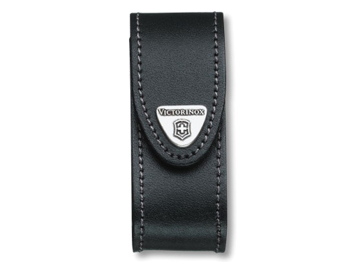 Victorinox - Black Leather Belt Pouch (2-4 Layer)