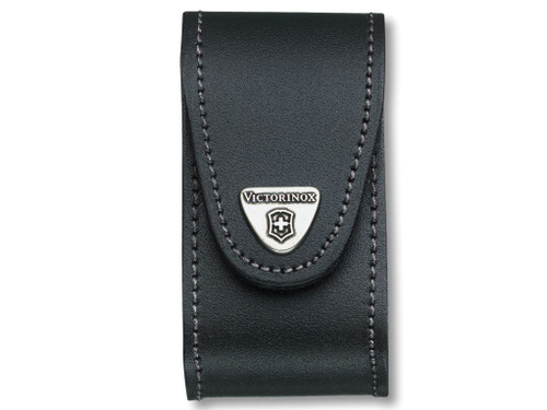 Victorinox - Black Leather Belt Pouch (5-8 Layer)