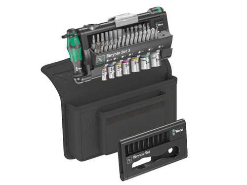 Wera - Bicycle Set 3 Metric 1/4in Drive Ratchet & Socket Set, 39 Piece