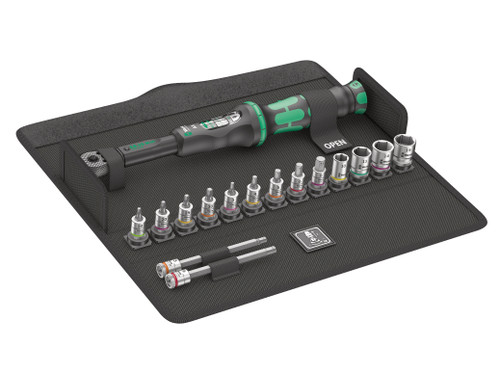Wera - Bicycle Set Torque 1 Click-Torque Adjustable Wrench Set, 16 Piece