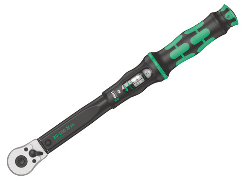 Wera - Click-Torque B 2 Adjustable Torque Wrench 3/8in Square Drive 20-100Nm