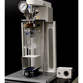 Parr 5111 glass reactor with stainless steel Teflon coated wetted parts