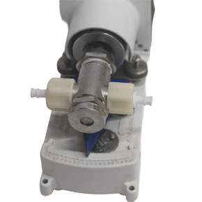 Fluid Metering Inc RP-SY variable speed valveless piston pump with stainless steel R405 head