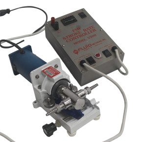 Fluid Metering Inc QV CeramPump valveless piston pump with stainless steel R405 head