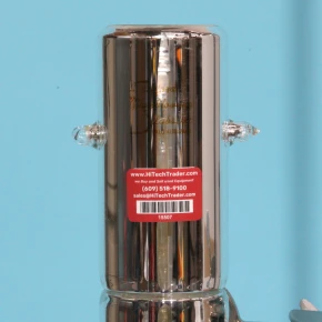 Corrugated expansion bellows on a silver-coated vacuum jacket for thermal stress relief