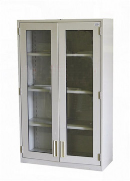 Fisher Lab Storage Cabinet with glass doors