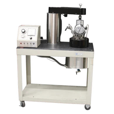 Used Parr 4551 1-gallon T316 stainless steel high-pressure stirred reactor mounted on a heavy-duty moveable cart.