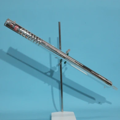 New Lab Glass silver vacuum jacketed Oldershaw mixing column