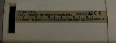 Kinematica Polytron Model PT MR 2100 Homogenizer - 3