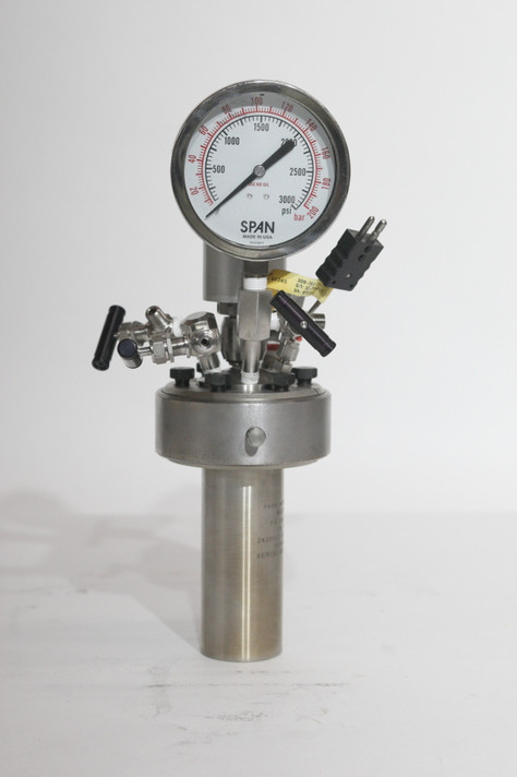 Laboratory high temperature high pressure reactor 100 mL stainless steel