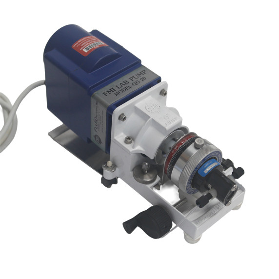 FMI QG-20 low flow valveless metering pump with RH00 pump head