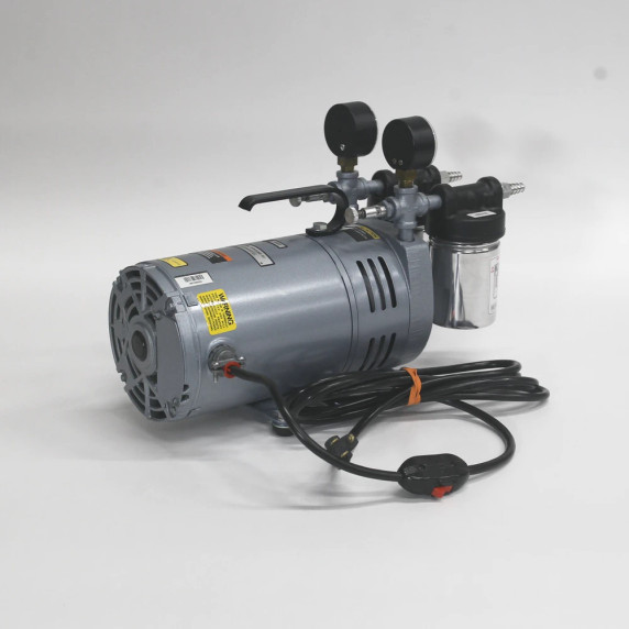 Gast air compressor motor used in laboratory pneumatic system