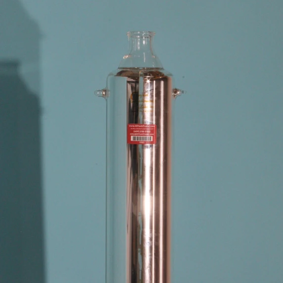 20 perforated plates and downcomers inside a new high-capacity 2-inch ID borosilicate distillation column