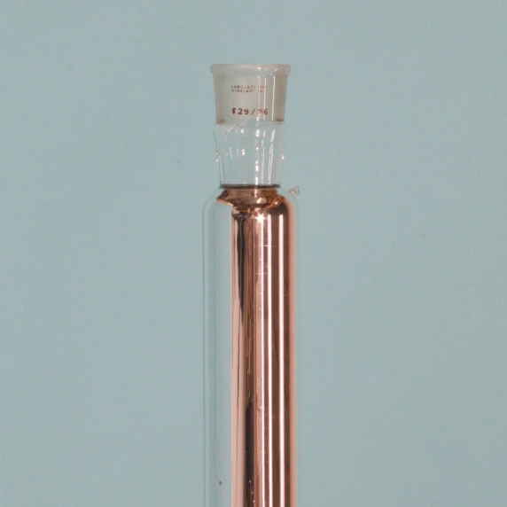 Lab Glass manufacturing mark on a pristine 52-inch borosilicate fractional mixing column
