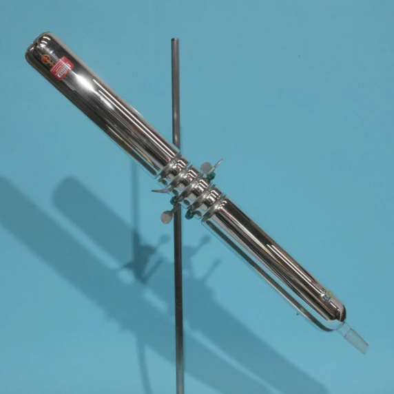 New 32-inch Lab Glass silver vacuum-jacketed Oldershaw fractional distillation column
