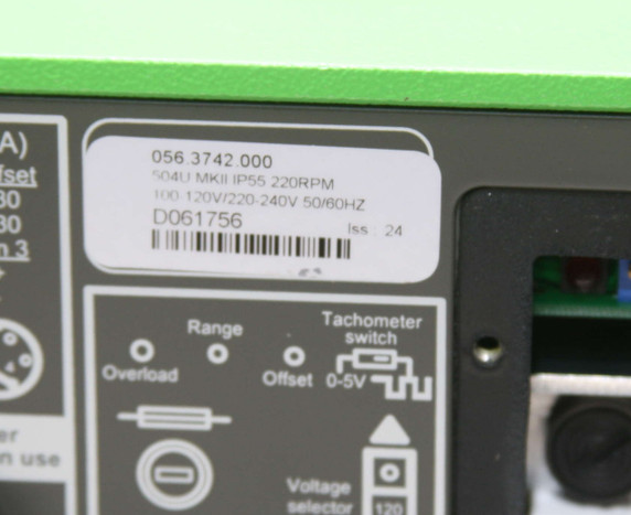 Watson Marlow Peristaltic Pump Model 504U 220 rpm