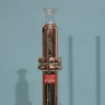 High-clarity borosilicate glass on a used 22.5-inch Oldershaw chemical separation apparatus