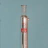 Rigid corrugated silver-coated vacuum jacket for thermal radiation isolation on a 24-inch glass column