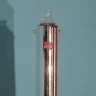 20 perforated plates and downcomers inside a new high-capacity 2-inch ID borosilicate distillation column