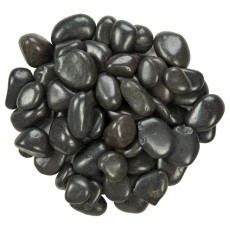 Polished Black Mexican Beach Pebbles (By the Pallet) | Quality Stone
