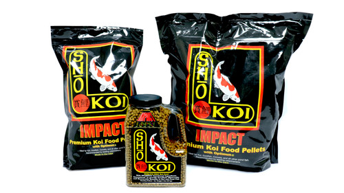 Sho Koi Impact Pond Fish Food - Large Pellets, 5.5 MM