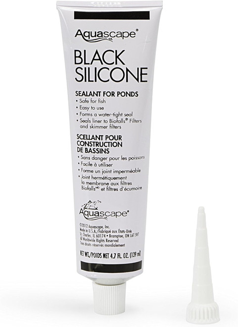 Aquascape 22010 Black Silicone Sealant - 4.7 oz.