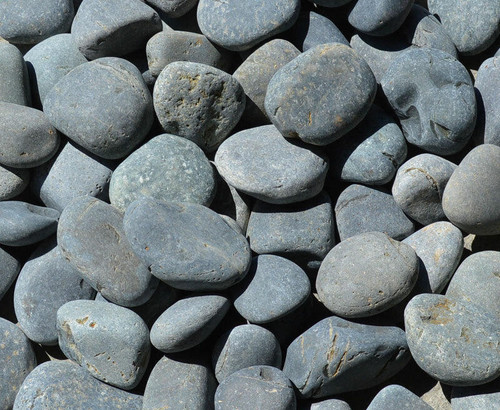 Black Mexican Beach Pebbles (Sample)