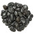 Polished Black Mexican Beach Pebbles (By the Pallet) | Quality Stone