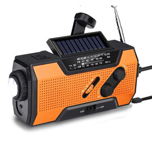 Solar Hand Crank Emergency Weather Radio – Multi-Function Survival Radio – Reliable Power & Lighting for Emergencies