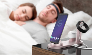 Wireless Charging Station, 4 in 1 Wireless Charger Stand Dock