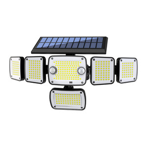 6 Heads Solar Wall Lamp with Remote Control – Ultra Bright Wide Coverage & Smart Outdoor Lighting