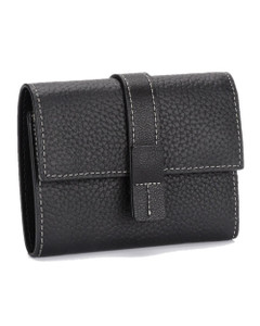Genuine Leather Trifold Wallet for Men – Slim RFID-Blocking Pocket Purse with Multi Card Slots & ID Window
