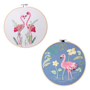 DIY Cross Stitch Embroidery Starter Kit Set for Beginners - Pack of 2