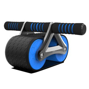 AB Roller Wheel – Dual Wide Abdominal Exercise Roller with Knee Mat for Home Gym Core Workout & Fitness