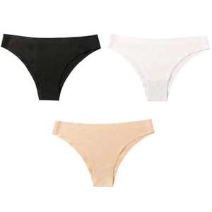 Women Breathable Underwear Thongs - 3 Pack