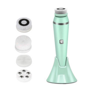 ICB 3-Speed Electric Facial Cleaning Brush – Waterproof Sonic Face Washer & Silicone Cleansing Massager Set