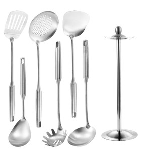 6-Piece Stainless Steel Kitchen Utility Set – Premium Silver Collection