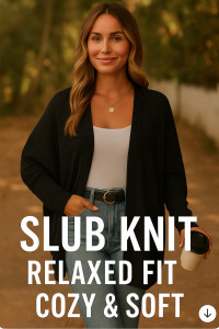 Ladies  Batwing Sleeves Cardigans