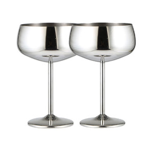 304 Stainless Steel Cocktail Cup - 2packs