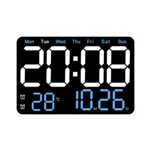 Digital Calendar Clock with Day Date and Time Large Easy Read Display for Seniors Home and Office Use