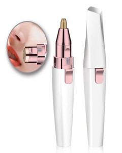 2 in 1 Eyebrow Trimmer & Facial Hair Remover Rechargeable