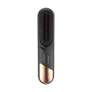 Portable Cordless Hair Straightener Brush – USB Rechargeable Fast-Heating Tangle-Free Heated Ionic Styling Comb