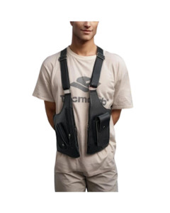 Double Shoulder Armpit Cloaking Bag Anti-Theft Concealed Travel Harness with Secure Pockets for Daily Essentials