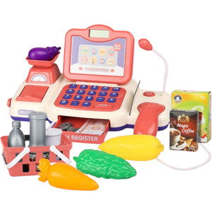 32pcs Grocery Store Pretend Play Cash Register Toy