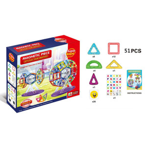 3D Magnetic Building Tiles Construction Building Sets