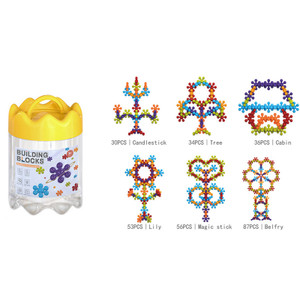 Snowflake Interlocking Building Blocks